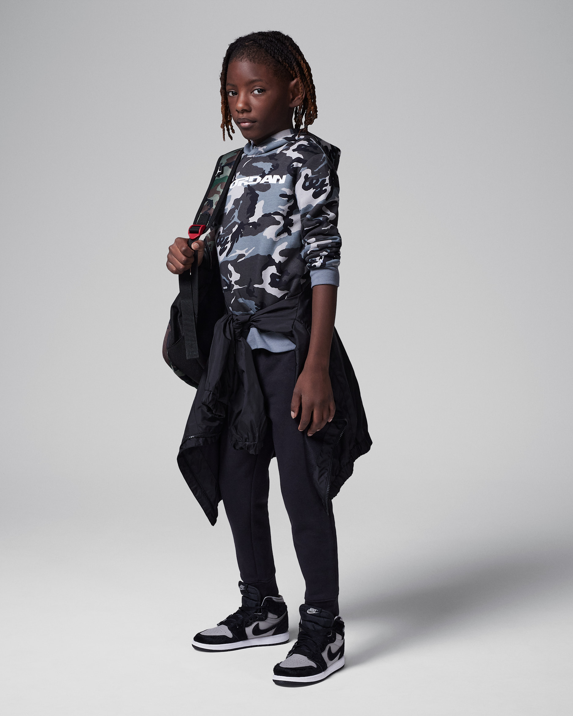 NIKE公式】ジョーダン リトルキッズ MVP カモ フリース ツーピース